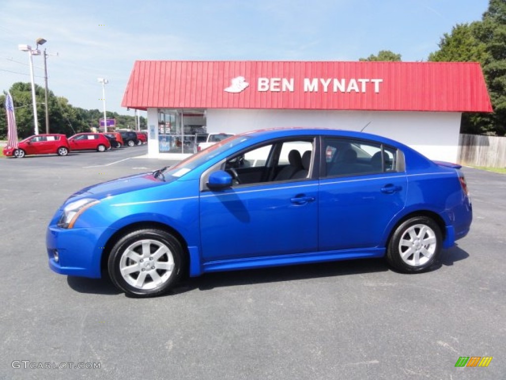2011 Sentra 2.0 SR - Metallic Blue / Charcoal photo #2