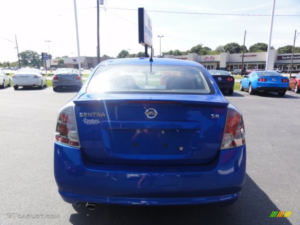 2011 Sentra 2.0 SR - Metallic Blue / Charcoal photo #4
