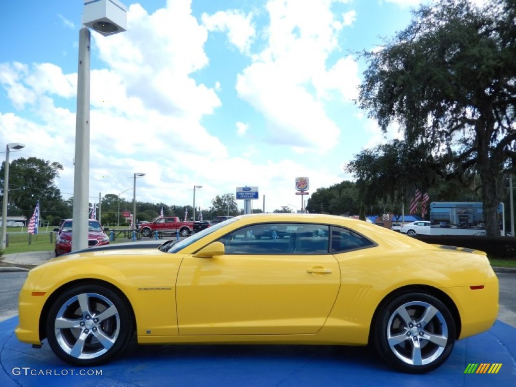 Rally Yellow 2010 Chevrolet Camaro SS/RS Coupe Exterior Photo #86943632