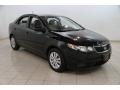 2011 Ebony Black Kia Forte EX  photo #1