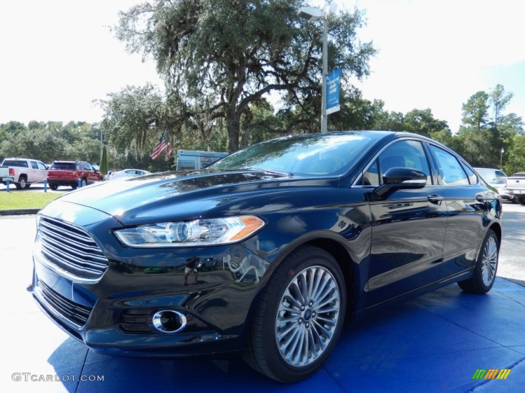 2014 Fusion Titanium - Dark Side / Charcoal Black photo #1