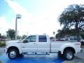 White Platinum Tri-Coat 2014 Ford F450 Super Duty Lariat Crew Cab 4x4 Dually Exterior