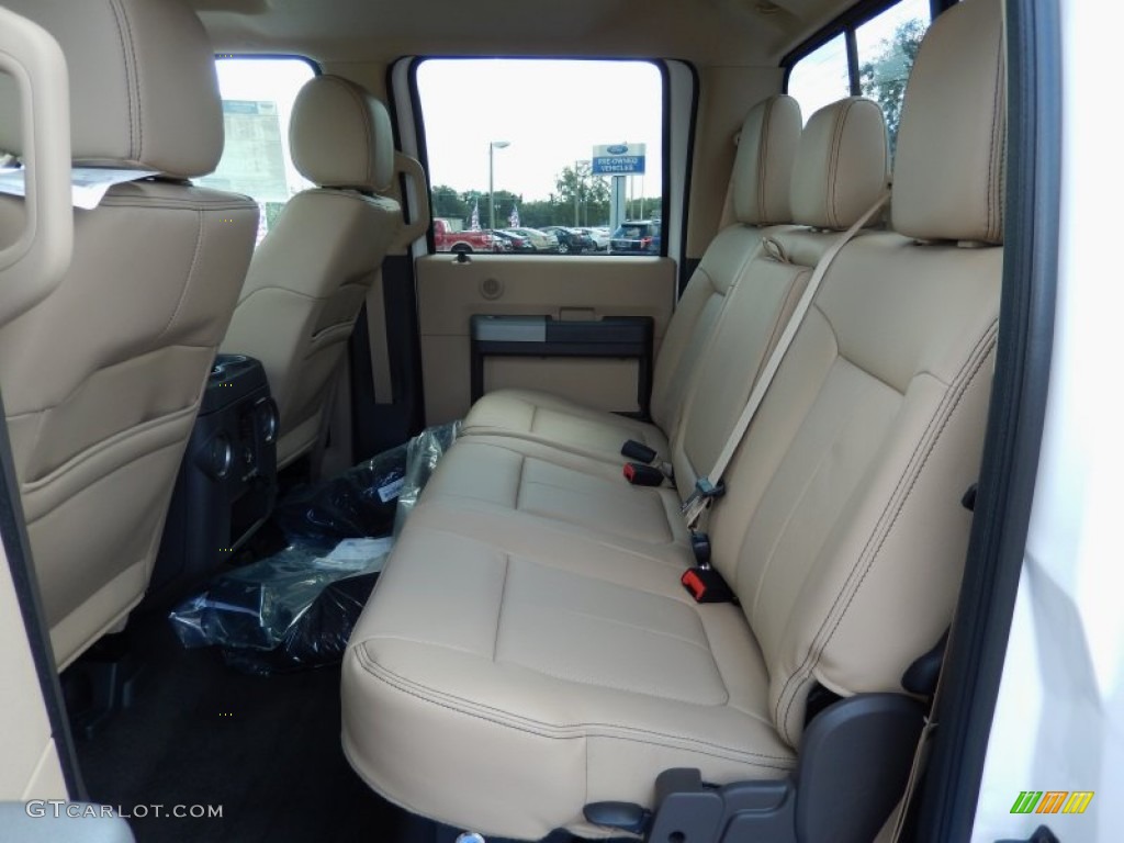 Adobe Interior 2014 Ford F450 Super Duty Lariat Crew Cab 4x4 Dually Photo #86946607