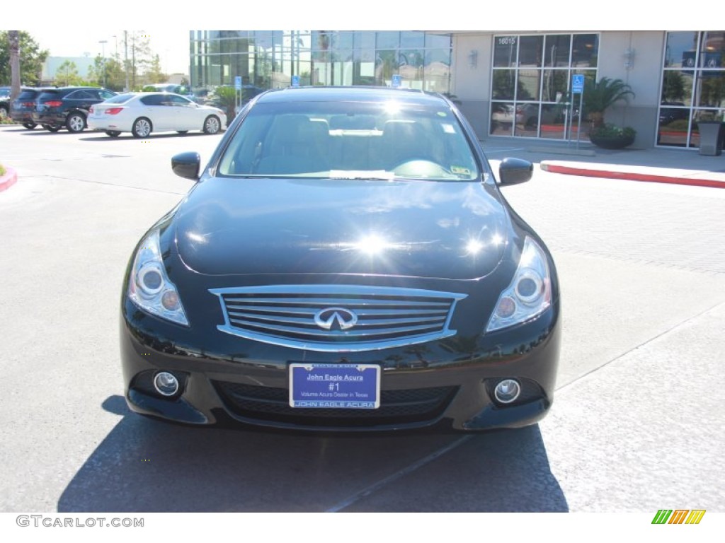 2013 G 37 Journey Sedan - Black Obsidian / Wheat photo #3