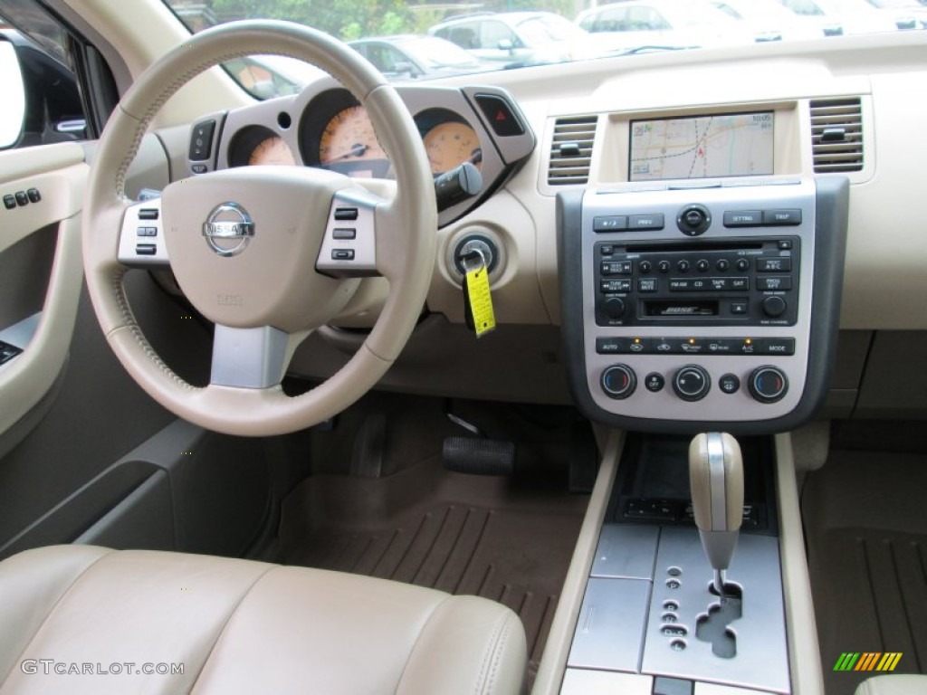 2004 Murano SL AWD - Sheer Silver Metallic / Cafe Latte photo #16