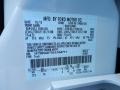 UG: White Platinum Tri-Coat 2014 Ford F450 Super Duty Lariat Crew Cab 4x4 Dually Color Code
