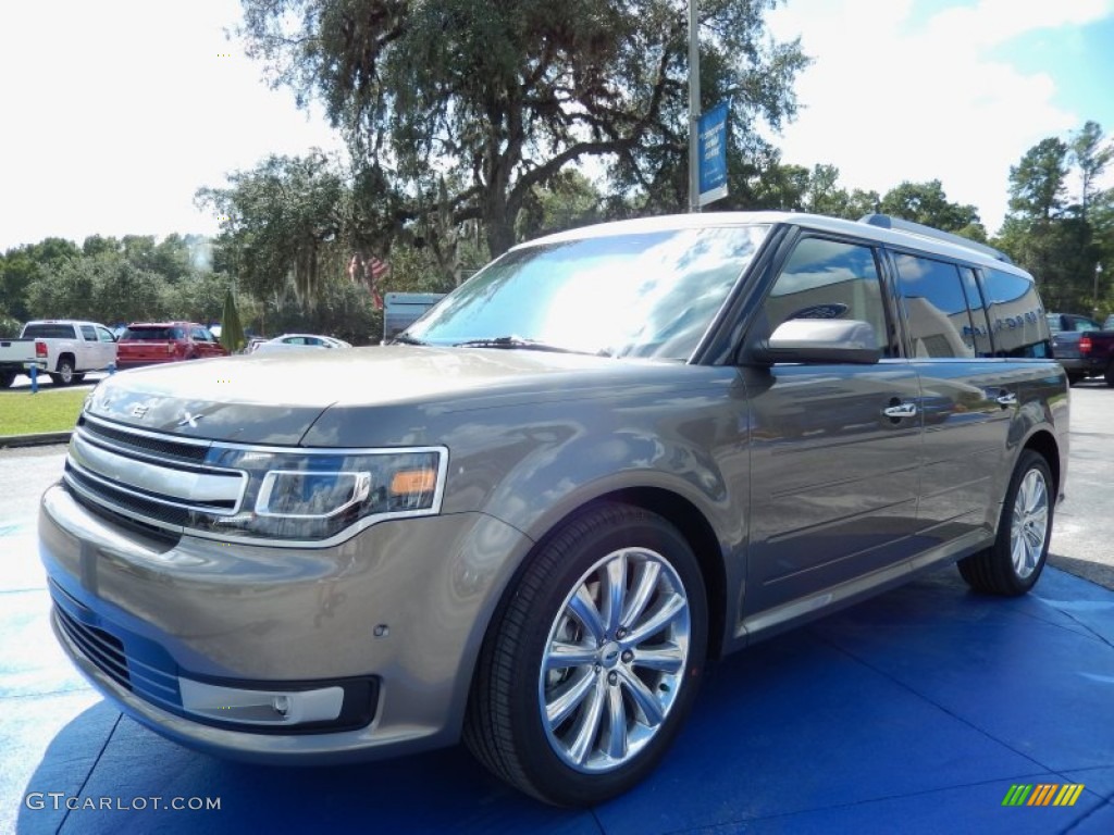 2014 Flex Limited EcoBoost AWD - Mineral Gray / Charcoal Black photo #1