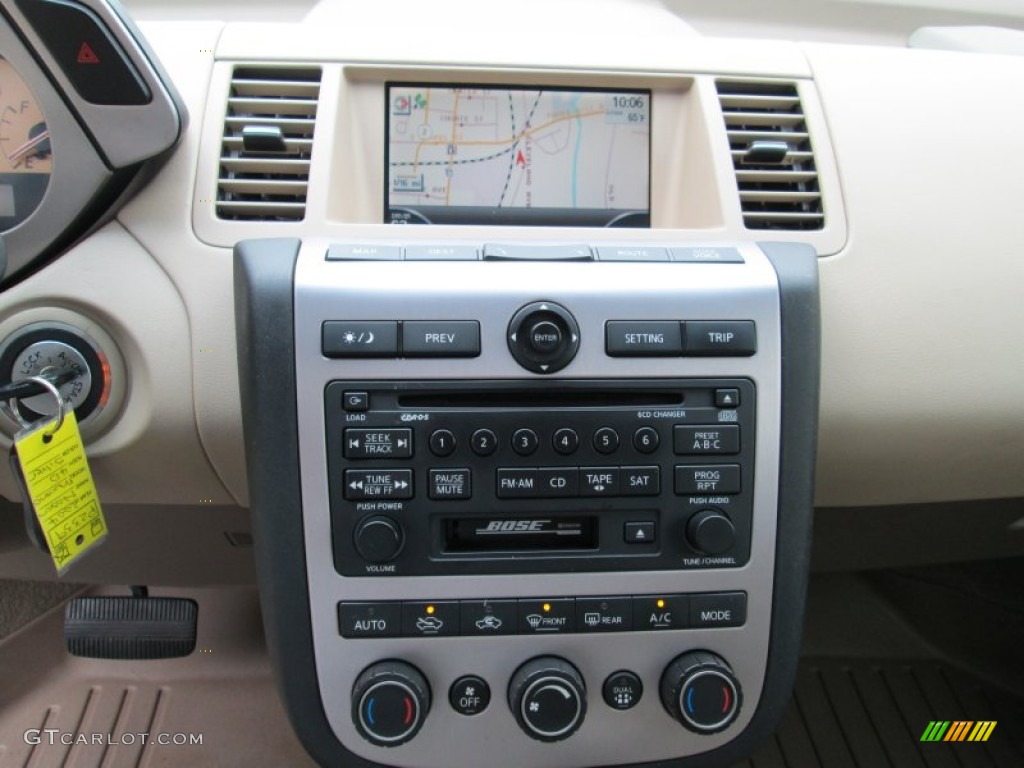 2004 Murano SL AWD - Sheer Silver Metallic / Cafe Latte photo #25