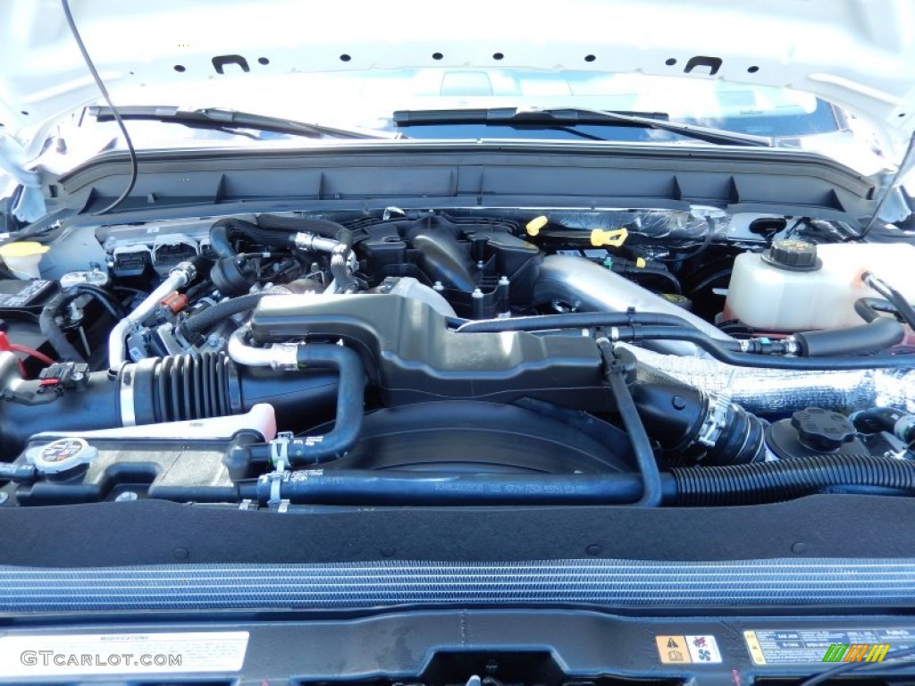 2014 Ford F350 Super Duty Lariat SuperCab 4x4 Engine Photos
