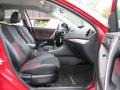 2012 Mazda MAZDA3 MAZDASPEED Black/Red Interior Front Seat Photo