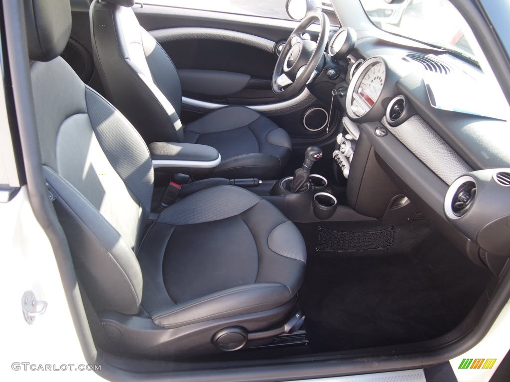 2010 Cooper S Hardtop - Pepper White / Grey/Carbon Black photo #3