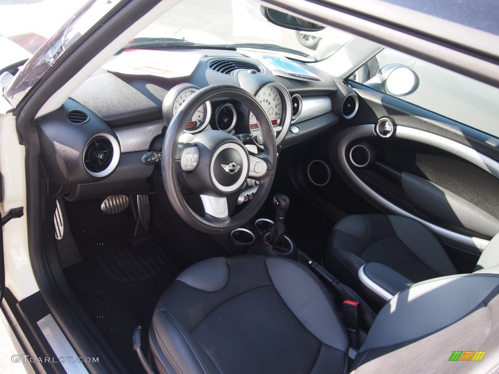 2010 Cooper S Hardtop - Pepper White / Grey/Carbon Black photo #13