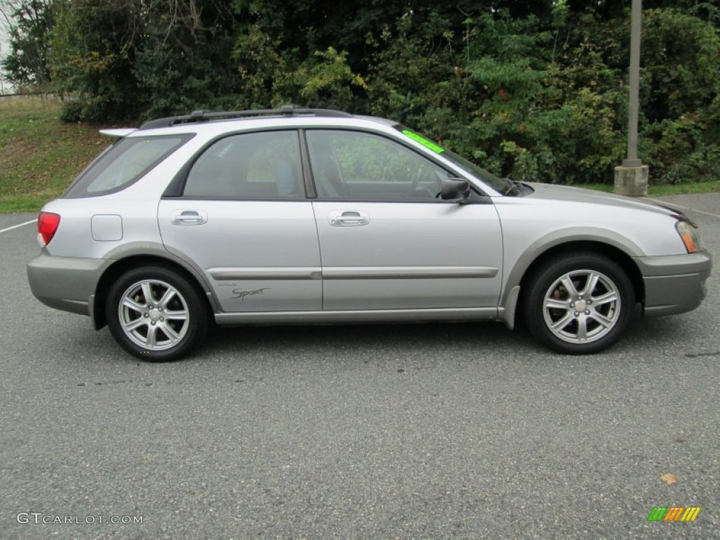 Platinum Silver Metallic 2005 Subaru Impreza Outback Sport Wagon Exterior Photo #86947711