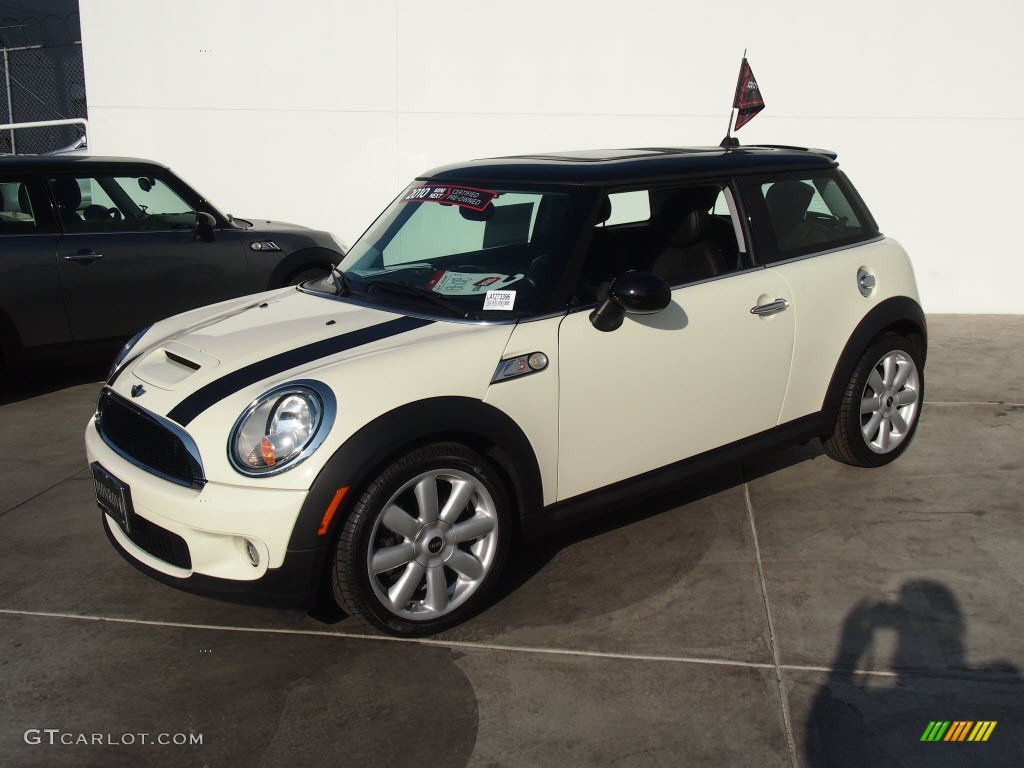 2010 Cooper S Hardtop - Pepper White / Grey/Carbon Black photo #16