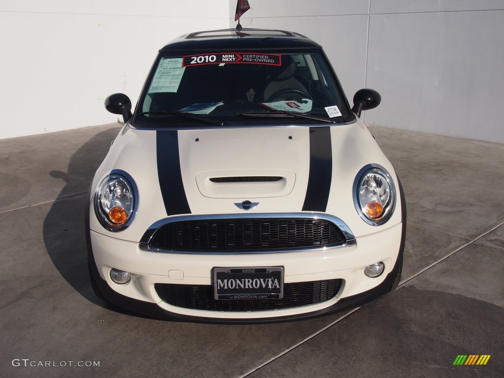 2010 Cooper S Hardtop - Pepper White / Grey/Carbon Black photo #17
