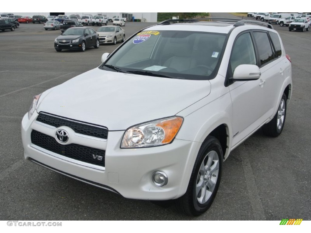 Blizzard White Pearl 2012 Toyota RAV4 V6 Limited 4WD Exterior Photo #86947849