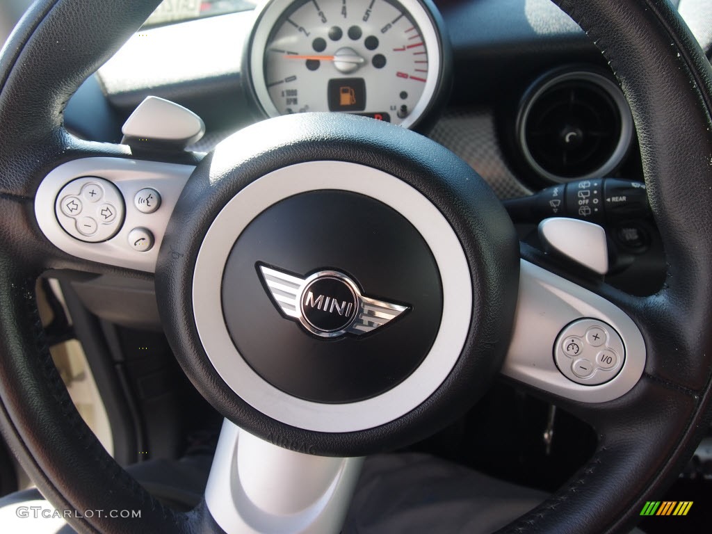 2010 Cooper S Hardtop - Pepper White / Grey/Carbon Black photo #20