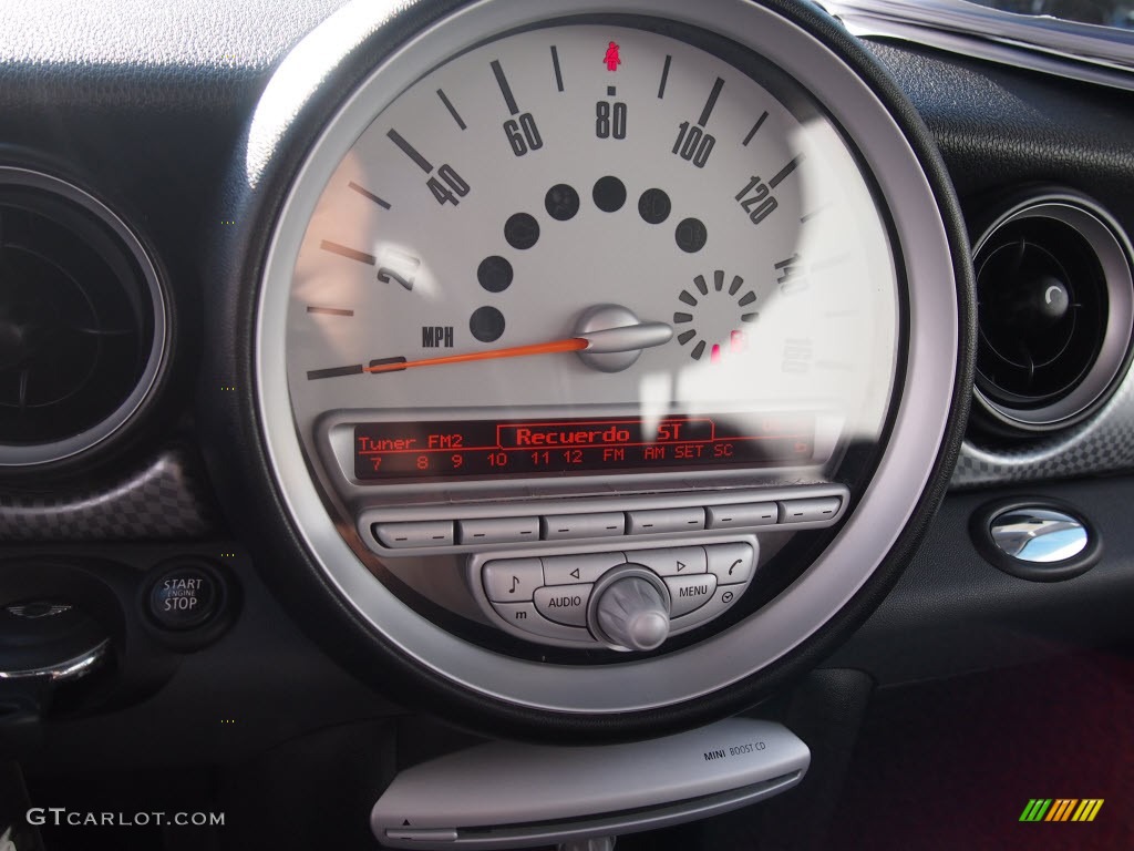 2010 Cooper S Hardtop - Pepper White / Grey/Carbon Black photo #23