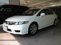 Taffeta White - Civic LX Sedan Photo No. 1