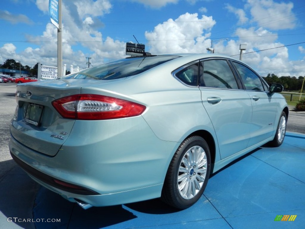 2013 Fusion Hybrid SE - Ice Storm Metallic / Charcoal Black photo #3