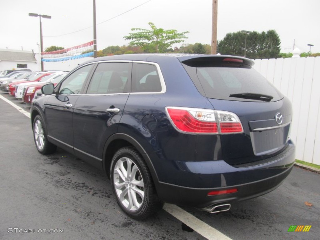 2011 CX-9 Grand Touring AWD - Stormy Blue Mica / Sand photo #4
