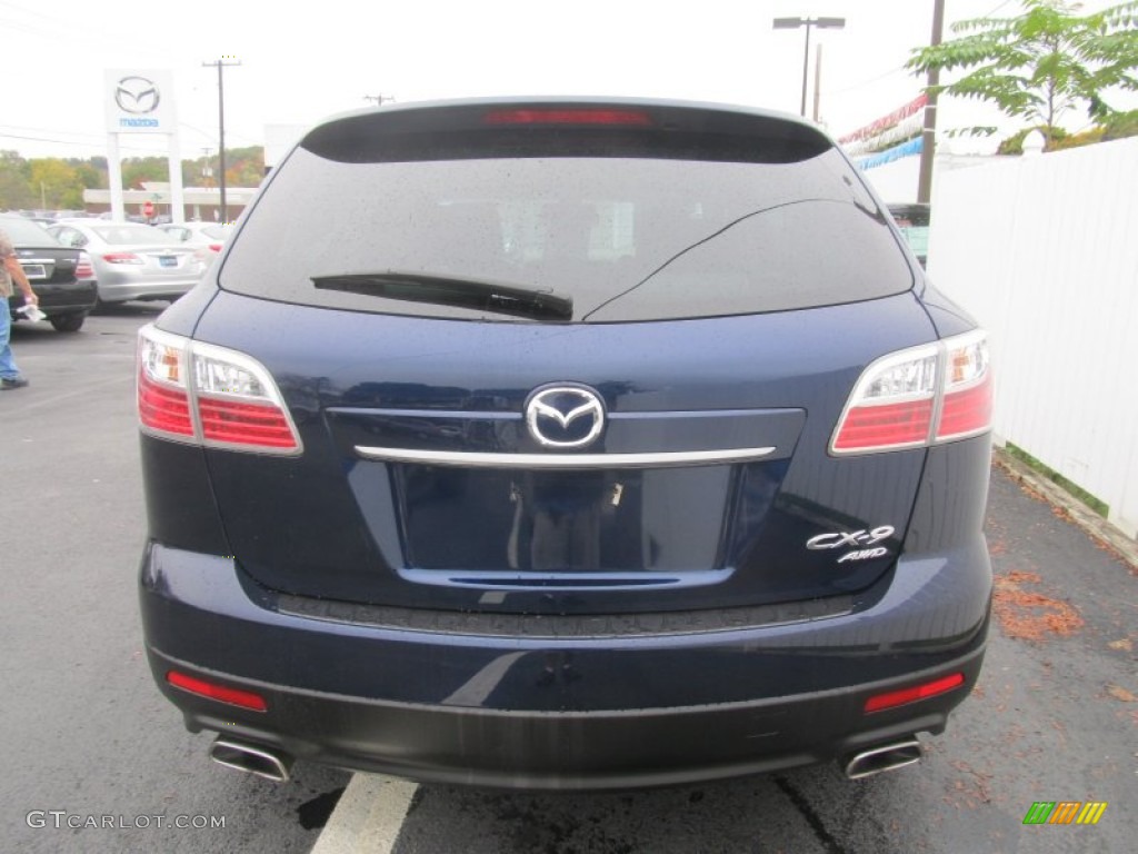2011 CX-9 Grand Touring AWD - Stormy Blue Mica / Sand photo #5