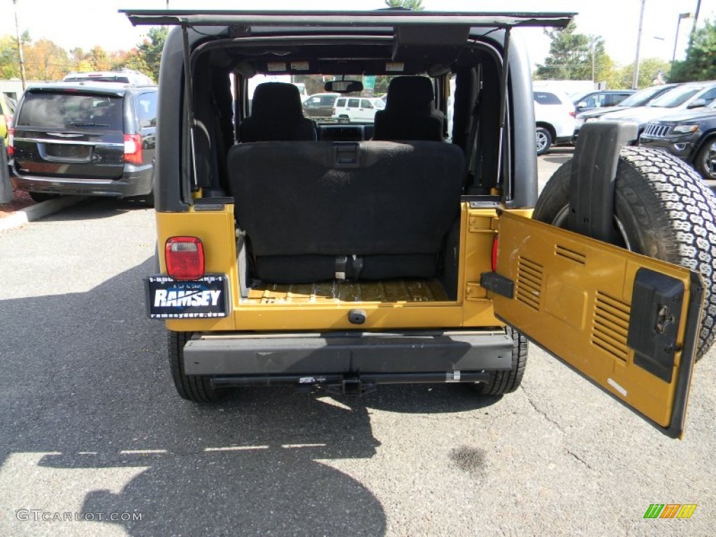 2003 Wrangler Sport 4x4 - Inca Gold Metallic / Dark Slate Gray photo #8