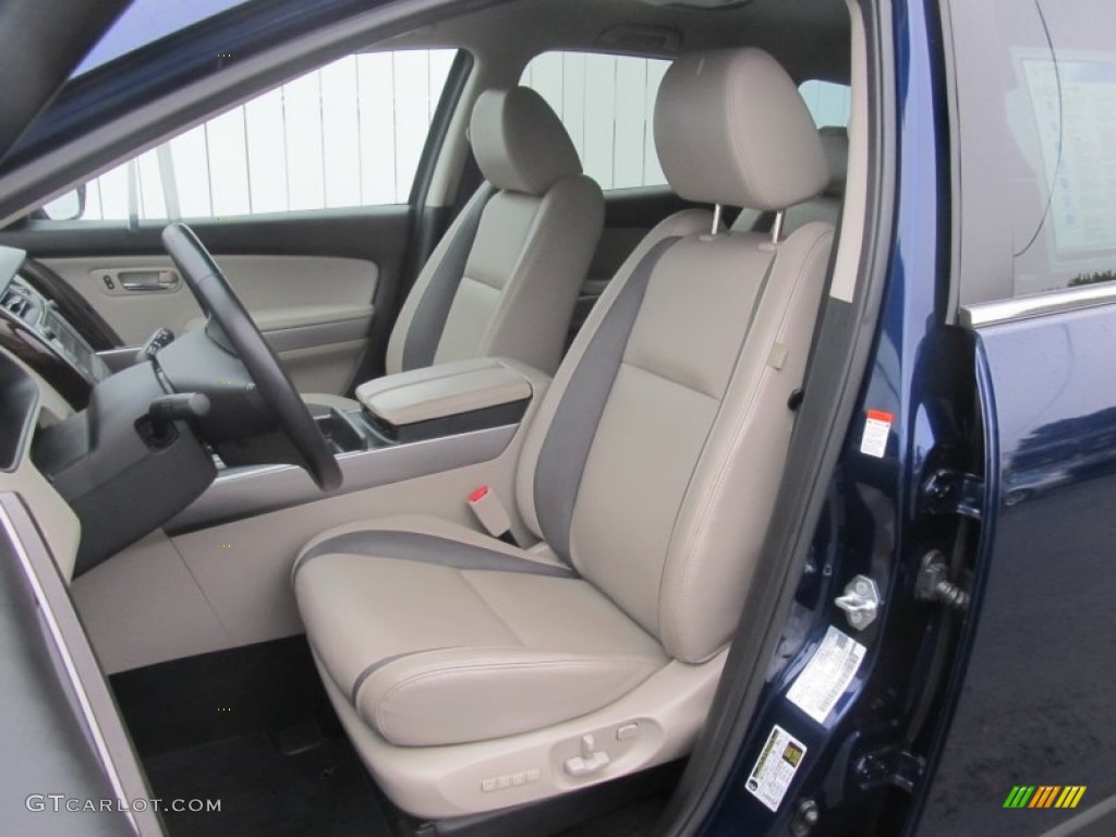 Sand Interior 2011 Mazda CX-9 Grand Touring AWD Photo #86949676