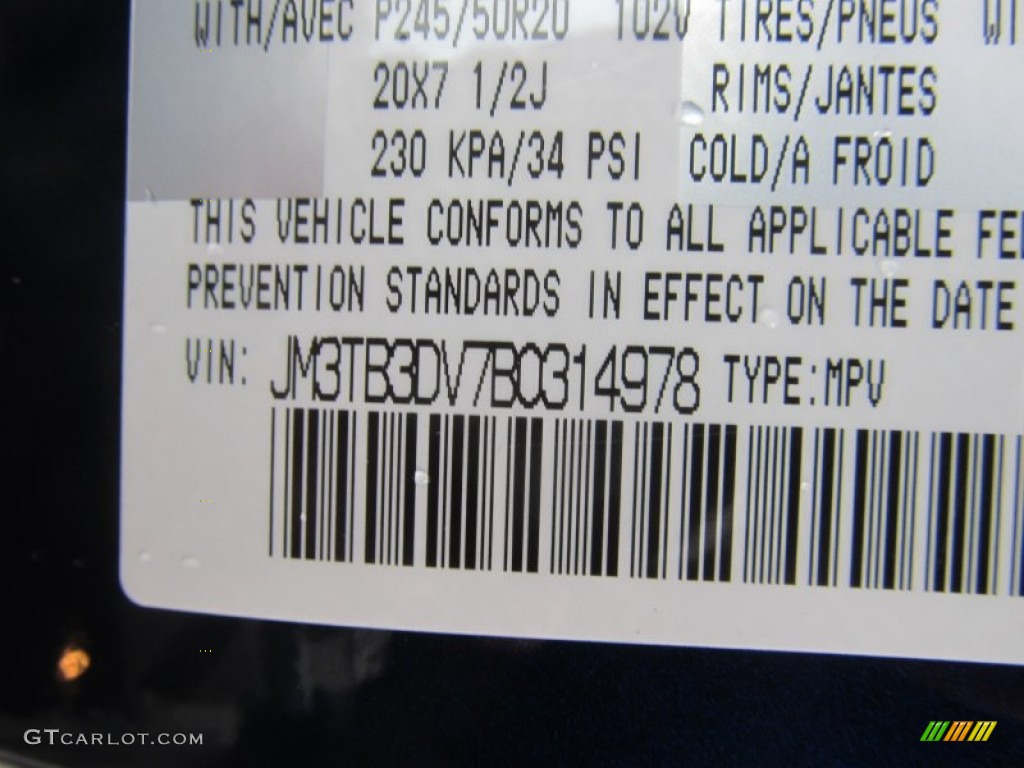 2011 CX-9 Grand Touring AWD - Stormy Blue Mica / Sand photo #19