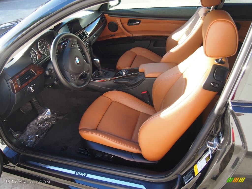 Saddle Brown Dakota Leather Interior 2011 BMW 3 Series 328i Coupe Photo #86950639