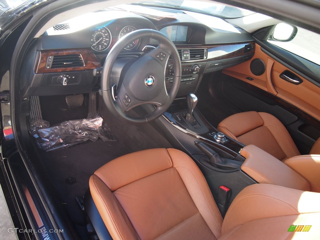 Saddle Brown Dakota Leather Interior 2011 BMW 3 Series 328i Coupe Photo #86950660