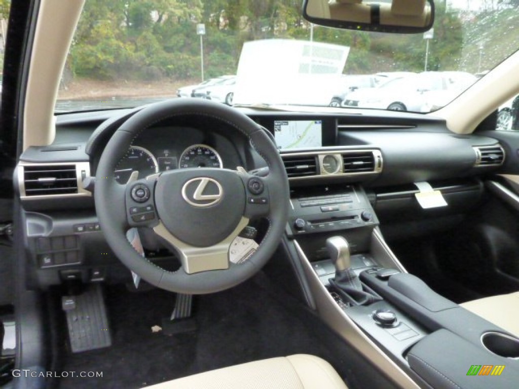 2014 Lexus IS 350 AWD Parchment Dashboard Photo #86951293