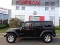 2008 Black Jeep Wrangler Unlimited Rubicon 4x4  photo #2