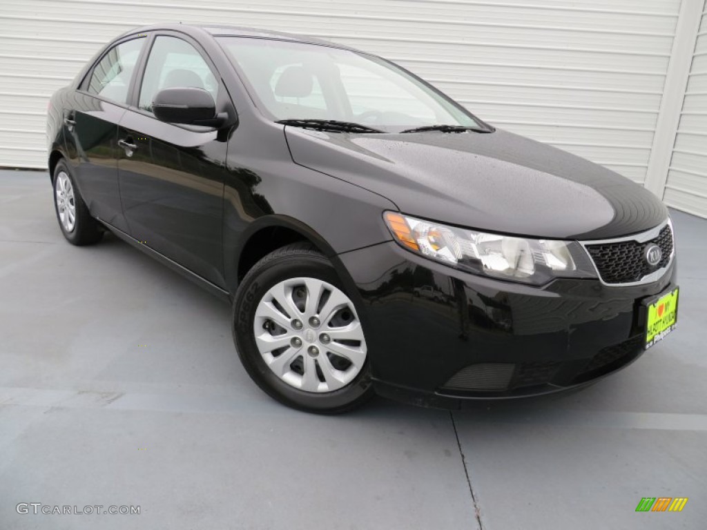 2013 Forte EX - Aurora Black Pearl / Stone photo #1