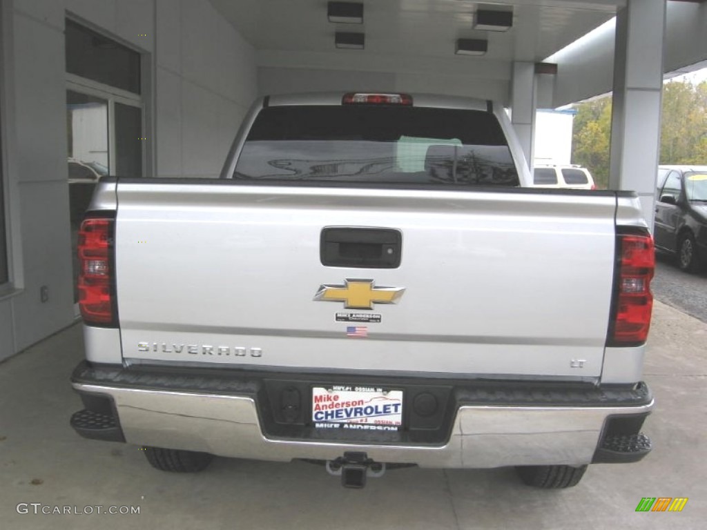 2014 Silverado 1500 LT Z71 Crew Cab 4x4 - Silver Ice Metallic / Jet Black photo #15