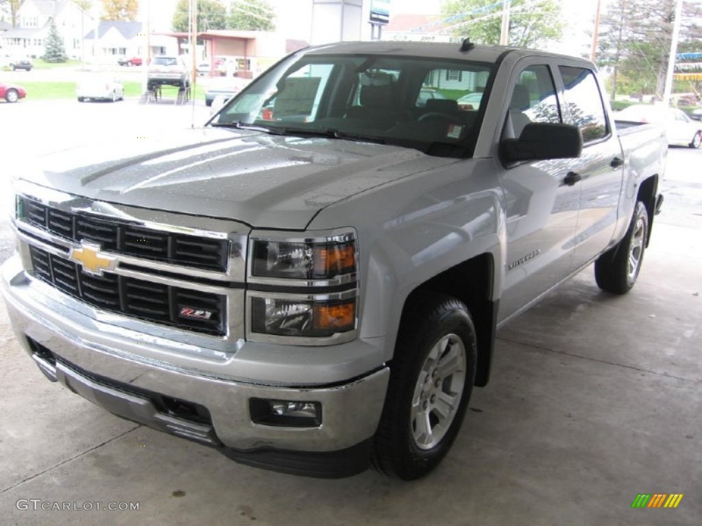 2014 Silverado 1500 LT Z71 Crew Cab 4x4 - Silver Ice Metallic / Jet Black photo #19