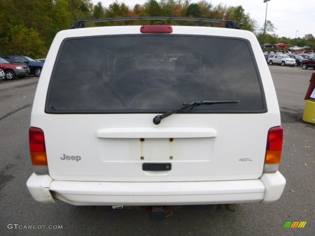 1999 Cherokee Sport 4x4 - Stone White / Camel photo #3