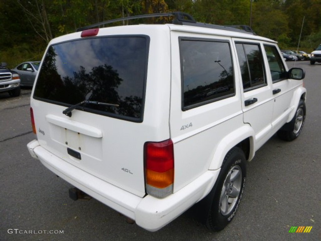 1999 Cherokee Sport 4x4 - Stone White / Camel photo #4