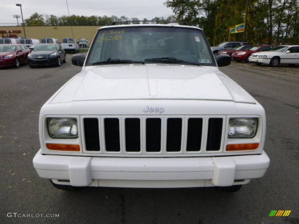 1999 Cherokee Sport 4x4 - Stone White / Camel photo #6