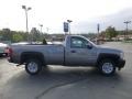 Graystone Metallic - Silverado 1500 Work Truck Regular Cab Photo No. 6