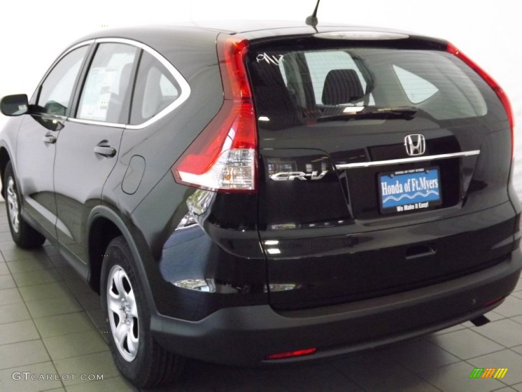 2014 CR-V LX - Crystal Black Pearl / Black photo #6