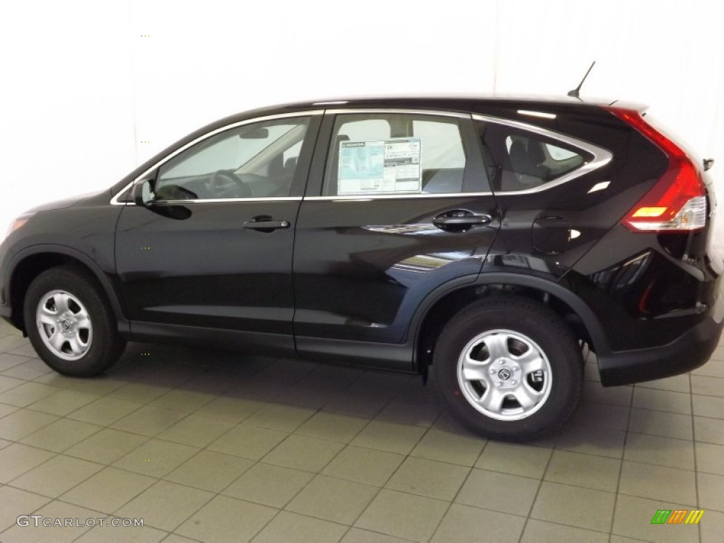 2014 CR-V LX - Crystal Black Pearl / Black photo #8