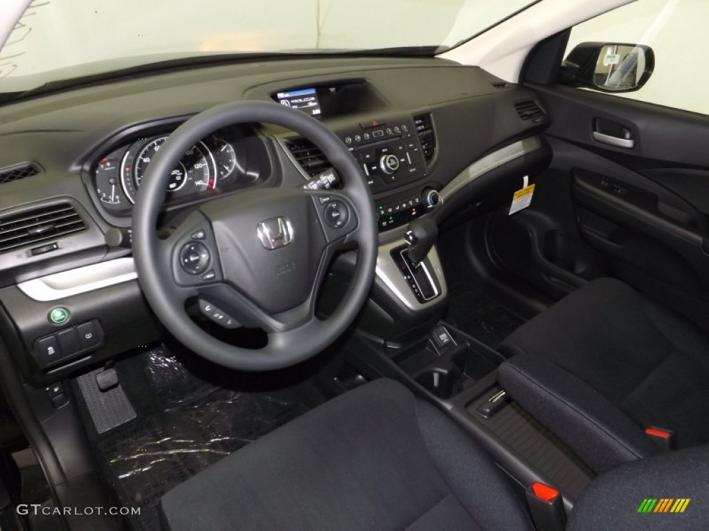Black Interior 2014 Honda CR-V LX Photo #86955394