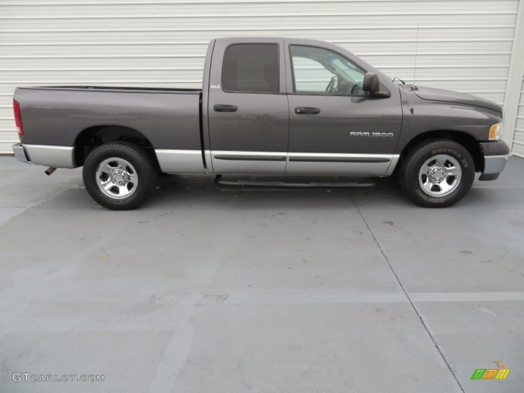 2002 Ram 1500 SLT Quad Cab - Graphite Metallic / Dark Slate Gray photo #3