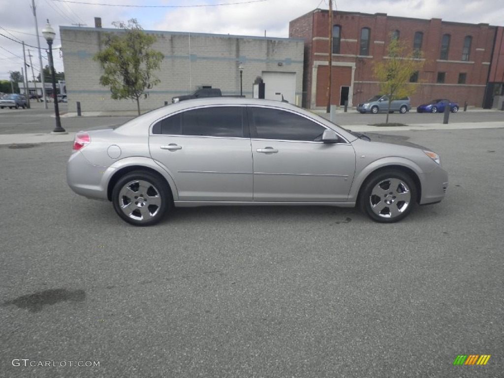 2007 Aura XE - Silver Pearl Metallic / Gray photo #2