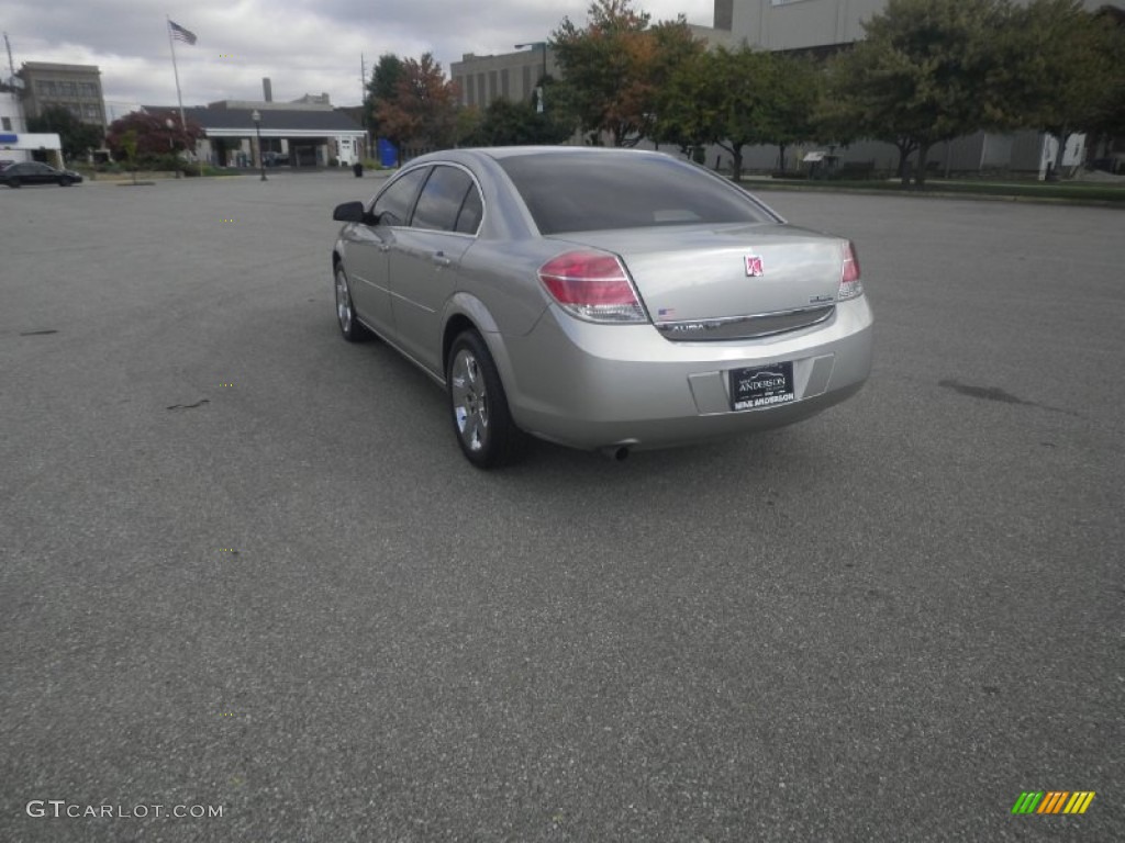 2007 Aura XE - Silver Pearl Metallic / Gray photo #3