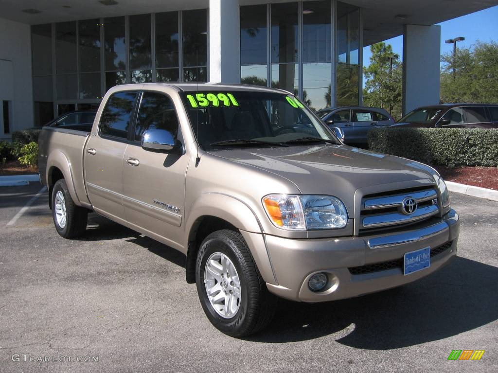 2006 Tundra SR5 Double Cab - Desert Sand Mica / Taupe photo #1