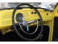 Black 1968 Volkswagen Beetle Coupe Steering Wheel