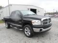 Brilliant Black Crystal Pearl 2008 Dodge Ram 1500 Big Horn Edition Quad Cab 4x4