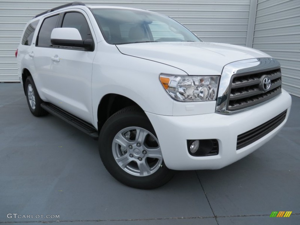 Super White 2014 Toyota Sequoia SR5 Exterior Photo #86958982